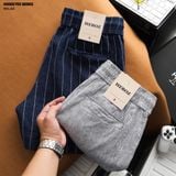  Quần short nam HEBOZ linen stripped 2M - 00002755 