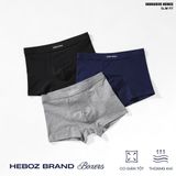  Quần boxer nam Heboz cotton logo 3M - 00002935 