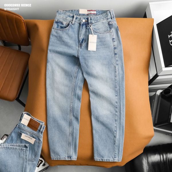  Quần jean nam Heboz dáng suông D060 - 00002892 