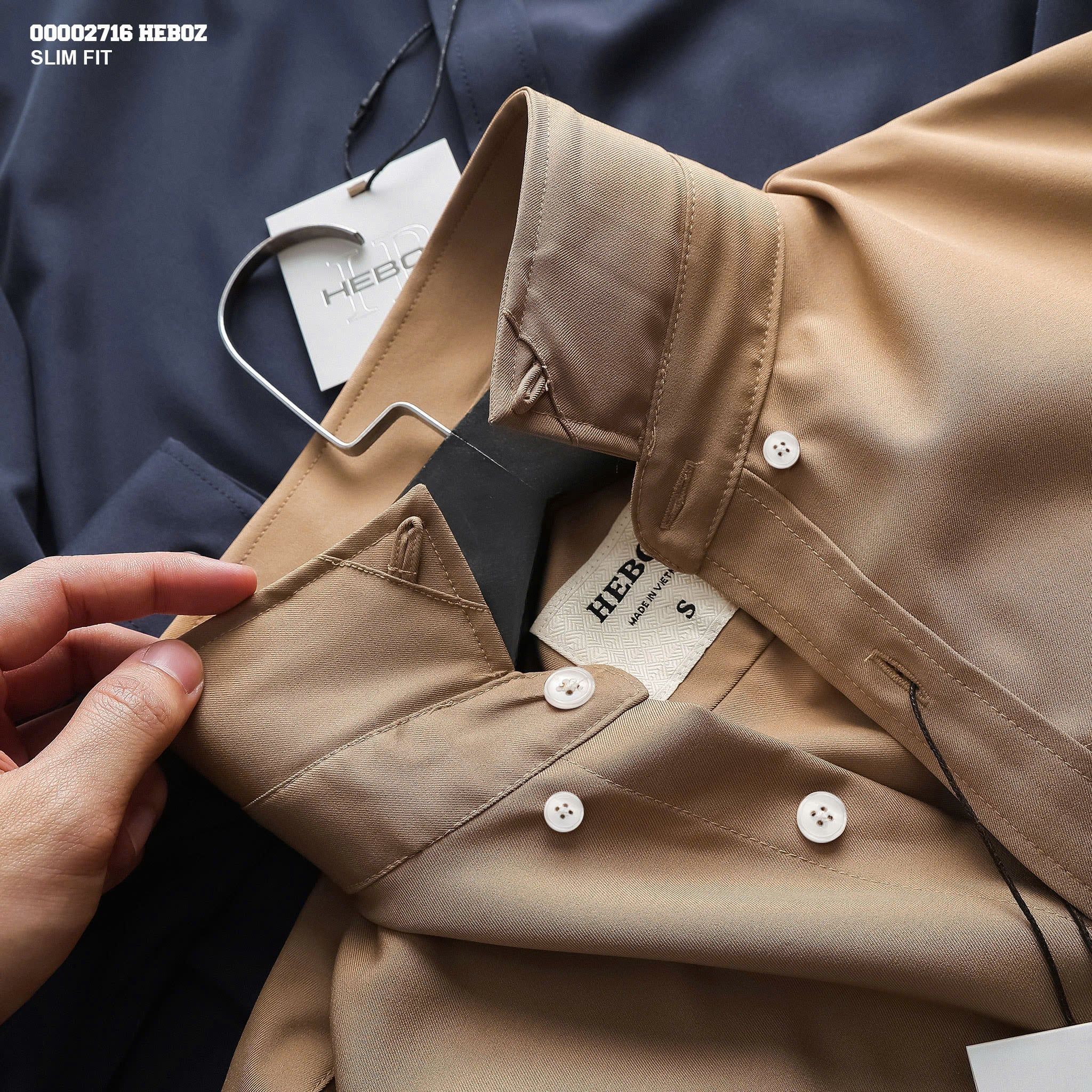  Áo sơ mi nam Heboz basic 4M - 00002716 