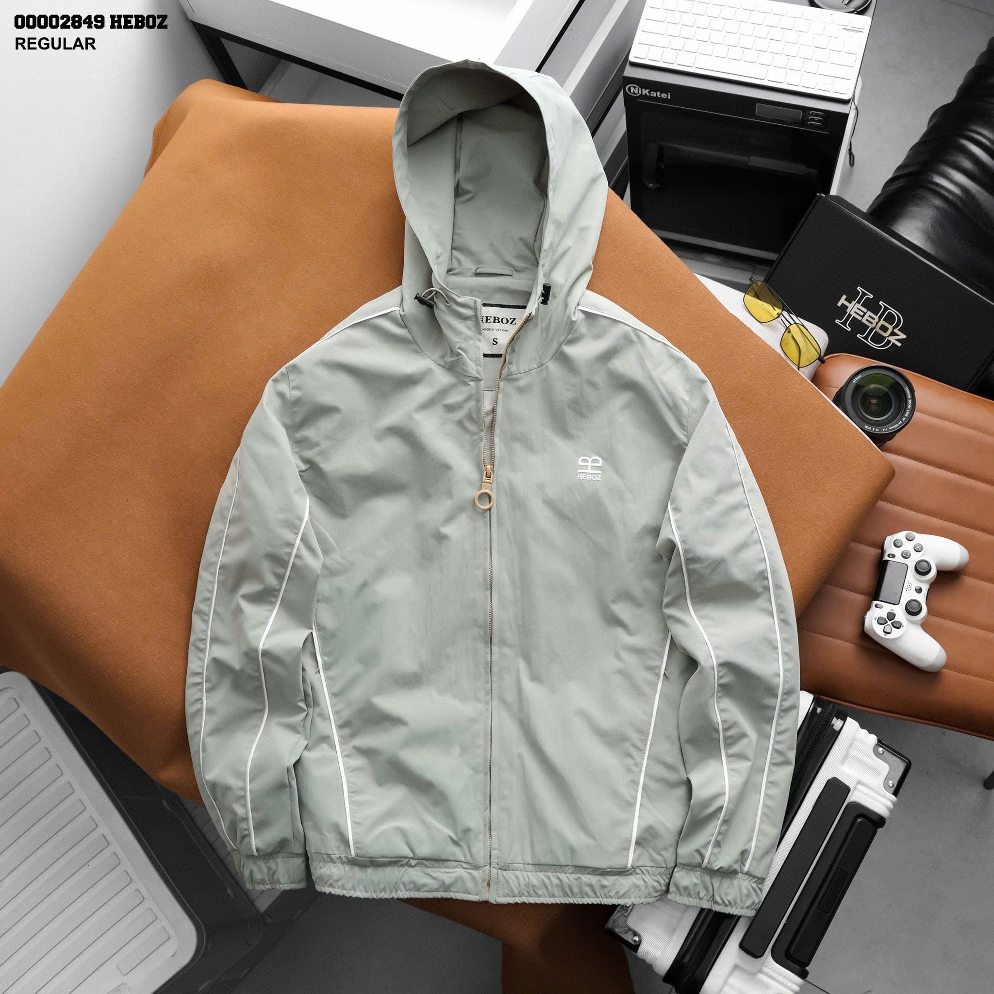  Áo khoác gió Heboz logo line 2M - 00002849 