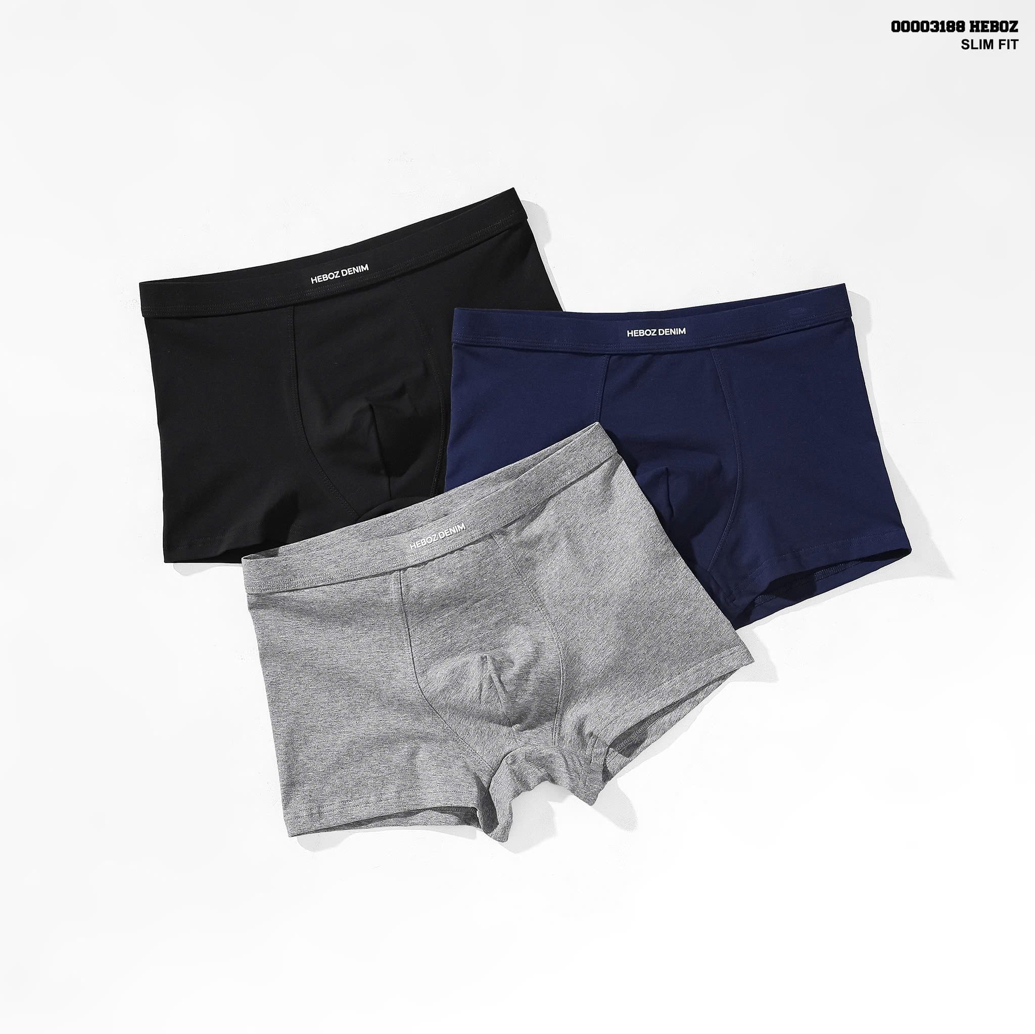 Quần boxer HEBOZ cotton new 3M - 00003188 