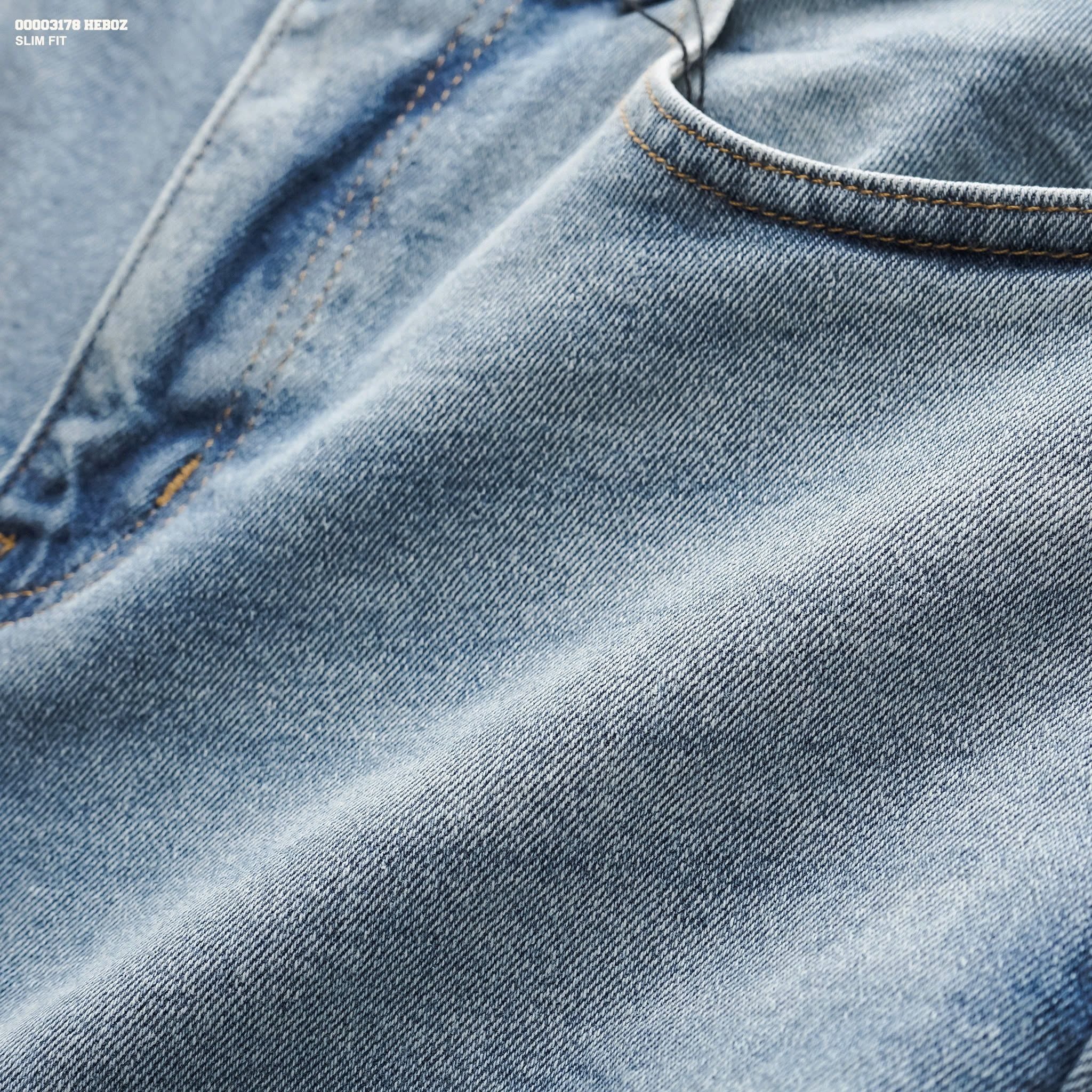  Quần jean HEBOZ basic slim 005 - 00003178 