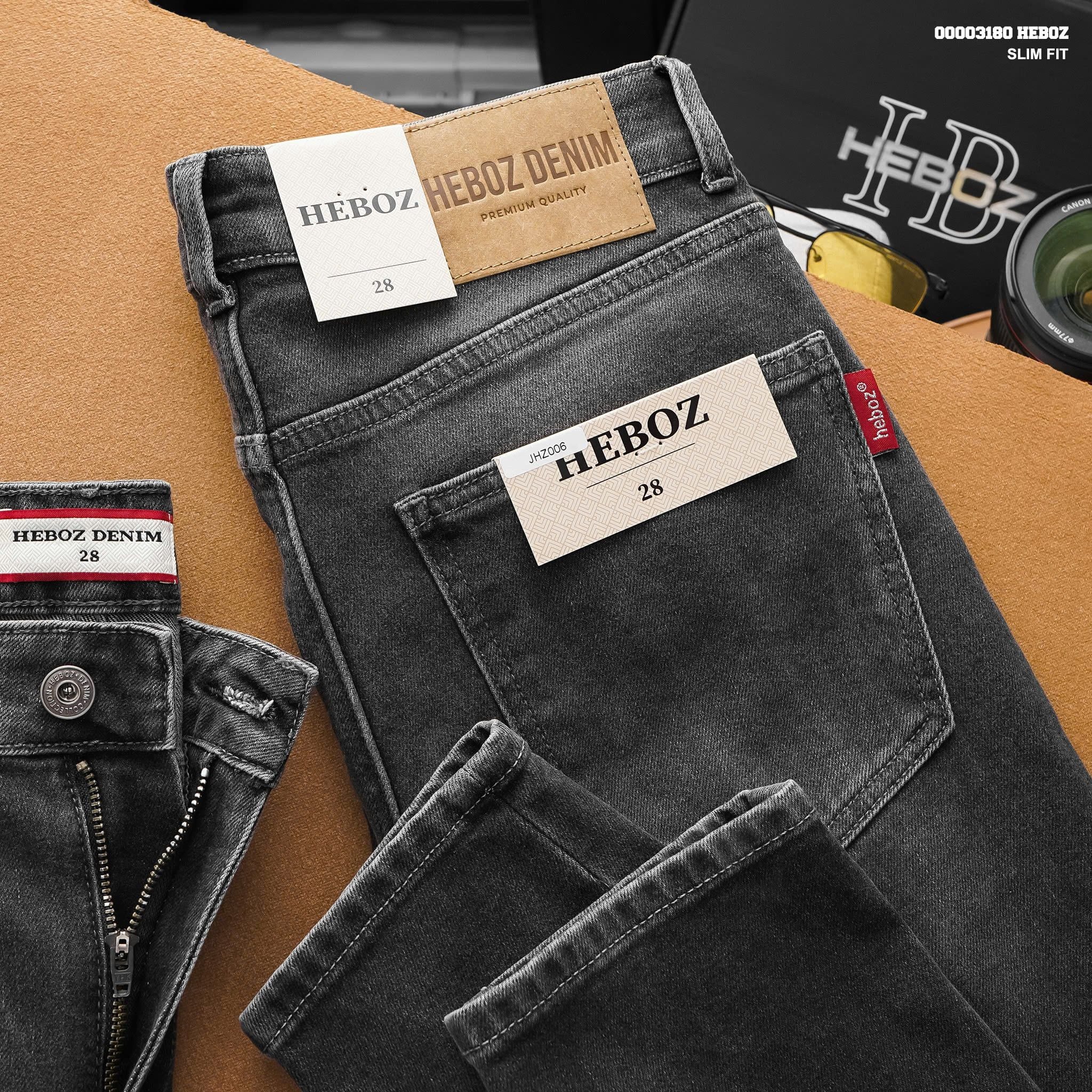  Quần jean HEBOZ basic slim 006 - 00003180 