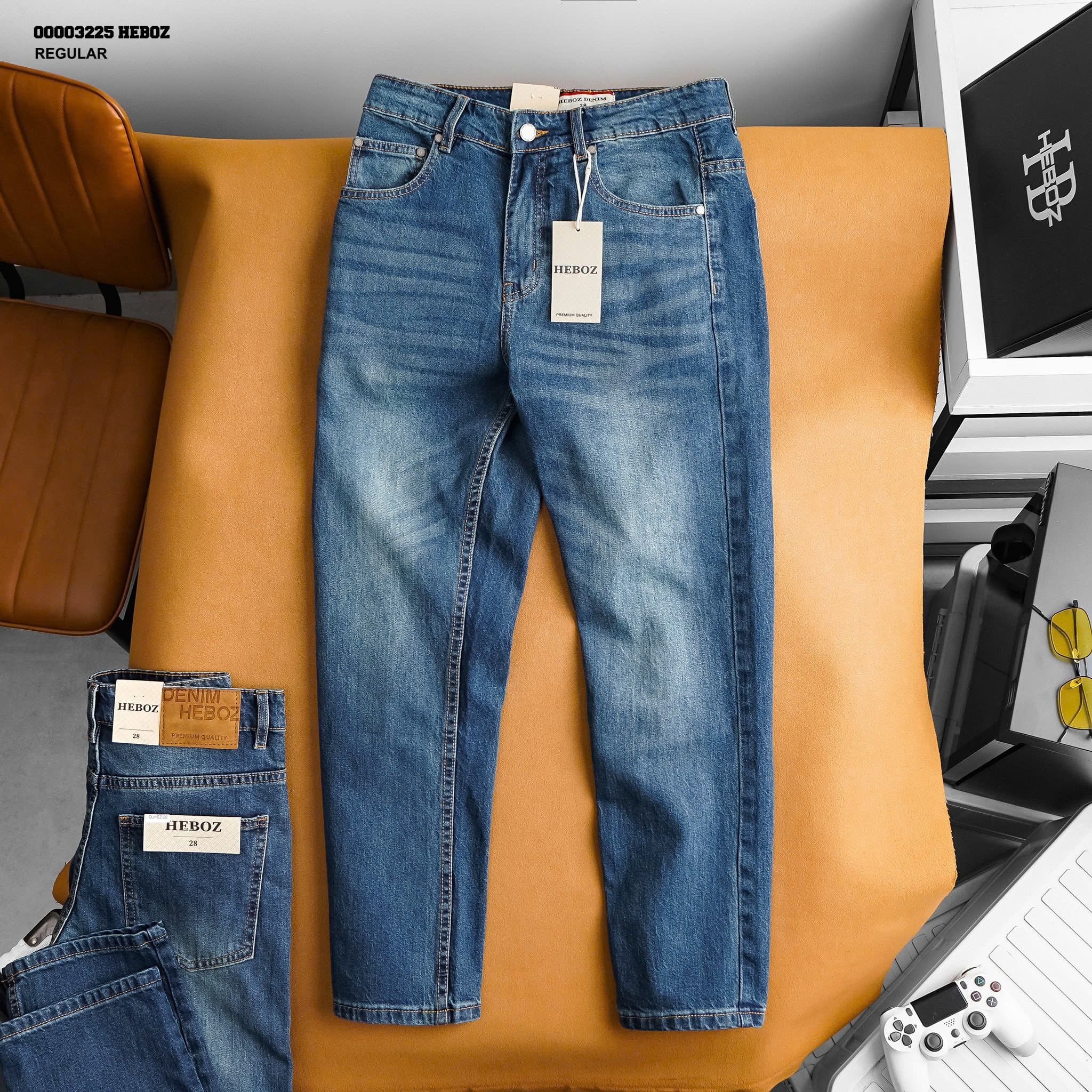  Quần jean HEBOZ regular fit D022 - 00003225 
