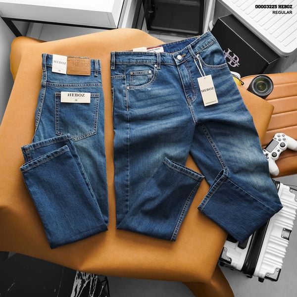  Quần jean HEBOZ regular fit D022 - 00003225 
