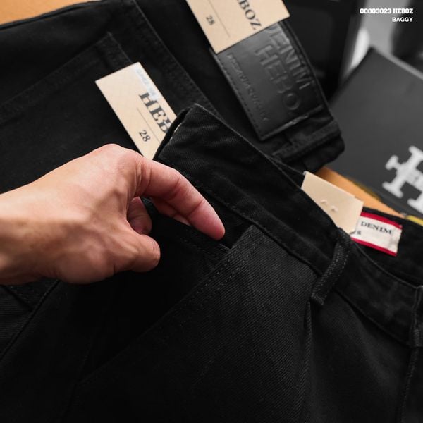  Quần jean nam HEBOZ dáng baggy D106 - 00003023 