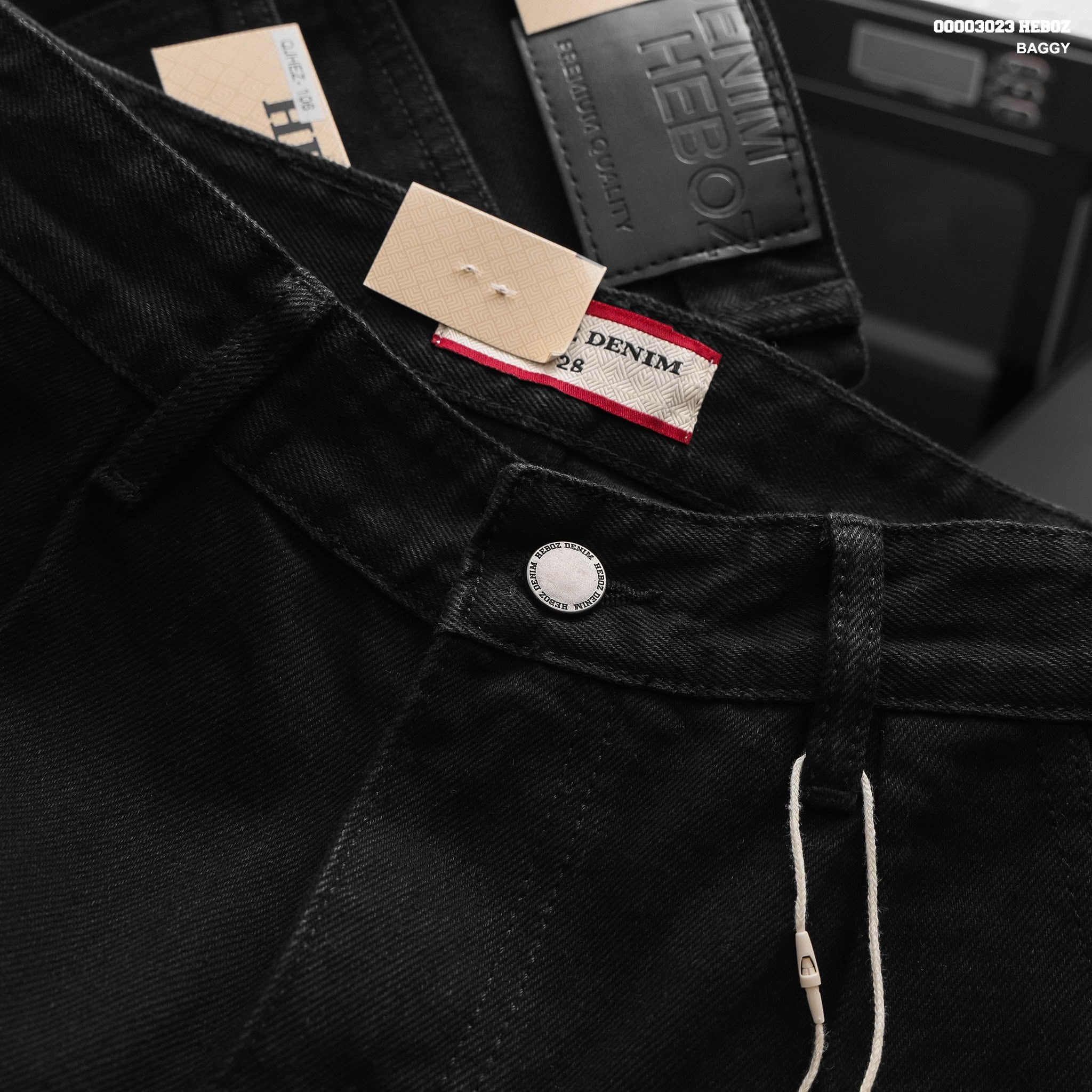  Quần jean nam Heboz dáng baggy D106 - 00003023 