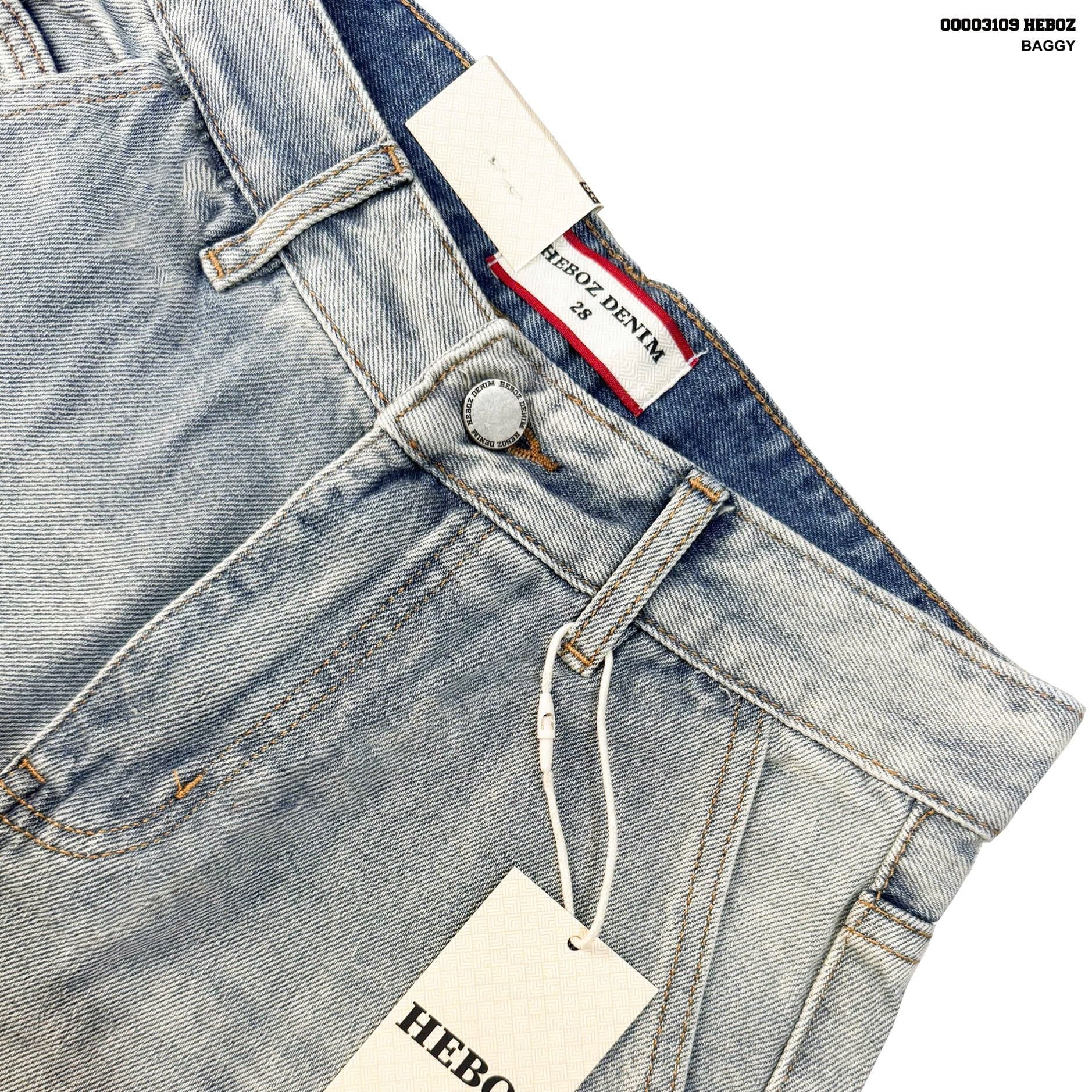  Quần jean nam Heboz dáng baggy D113 - 00003109 