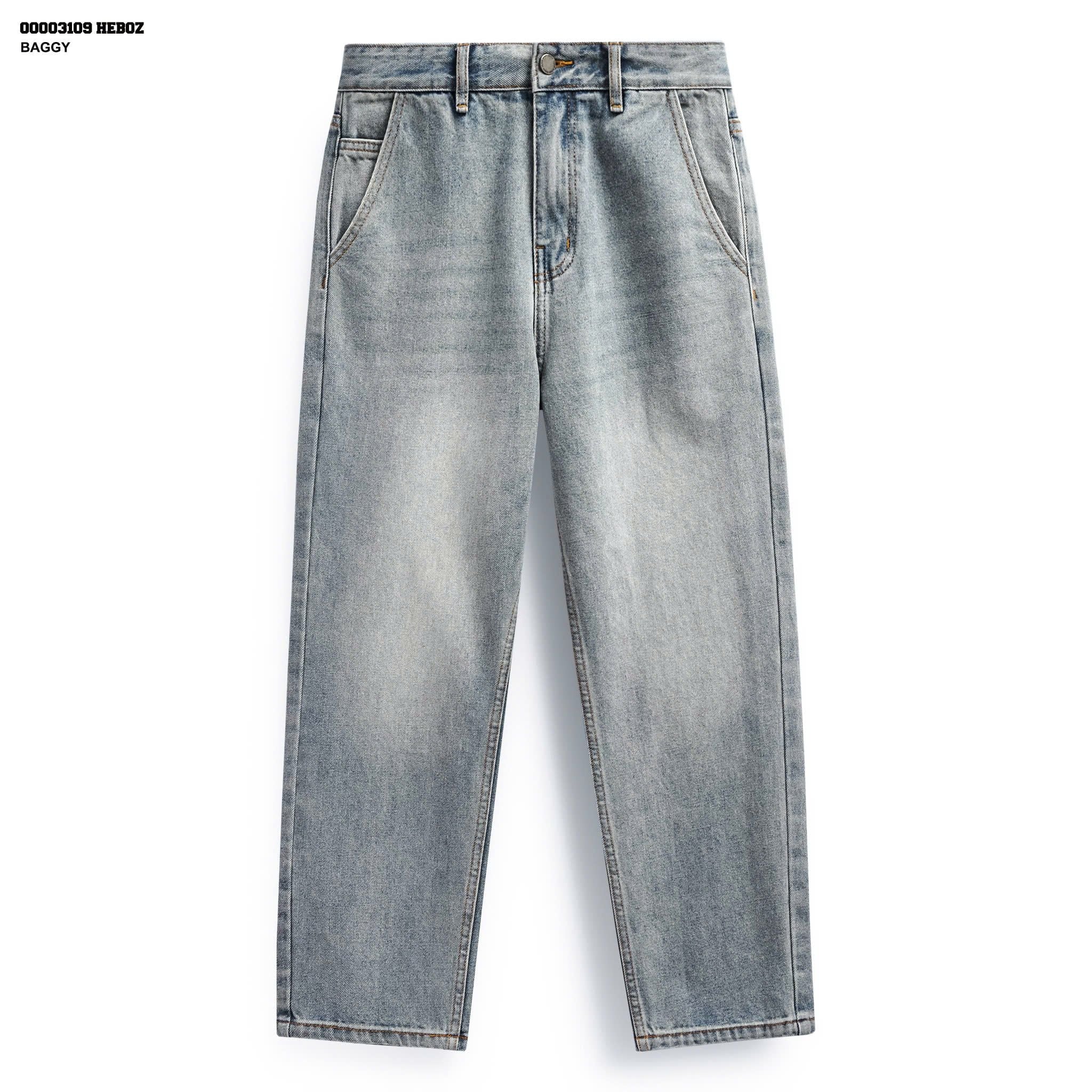  Quần jean nam Heboz dáng baggy D113 - 00003109 