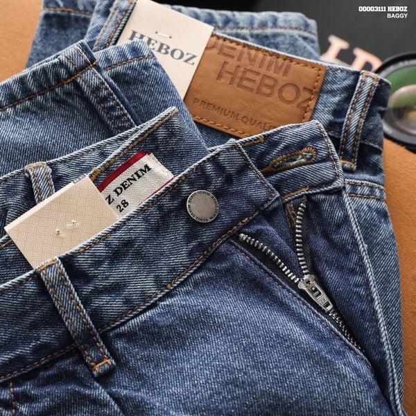  Quần jean nam Heboz dáng baggy D114 - 00003111 