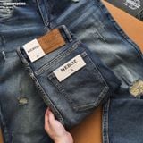  Quần jean nam Heboz dáng slim rách D067 - 00002898 