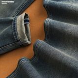  Quần jean nam Heboz dáng slim trơn D002 - 00002948 