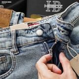  Quần jean nam slim trơn HEBOZ D03 - 00003152 