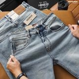  Quần jean nam slim trơn HEBOZ D03 - 00003152 