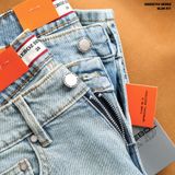  Quần jean nam Heboz dáng slim trơn D041 - 00002744 