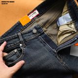  Quần jean nam Heboz dáng slim trơn D043 - 00002746 