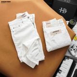  Quần jean nam Heboz dáng slim trơn D063 - 00002904 