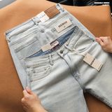  Quần jean nam Heboz dáng slim trơn D073 - 00002914 