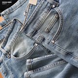  Quần jean nam Heboz dáng slim trơn D104 - 00003011 