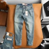  Quần jean nam Heboz dáng slim trơn D105 - 00003013 
