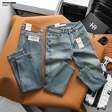  Quần jean nam Heboz dáng slim trơn D105 - 00003013 