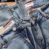  Quần jean nam HEBOZ dáng slim trơn D116 - 00003116 