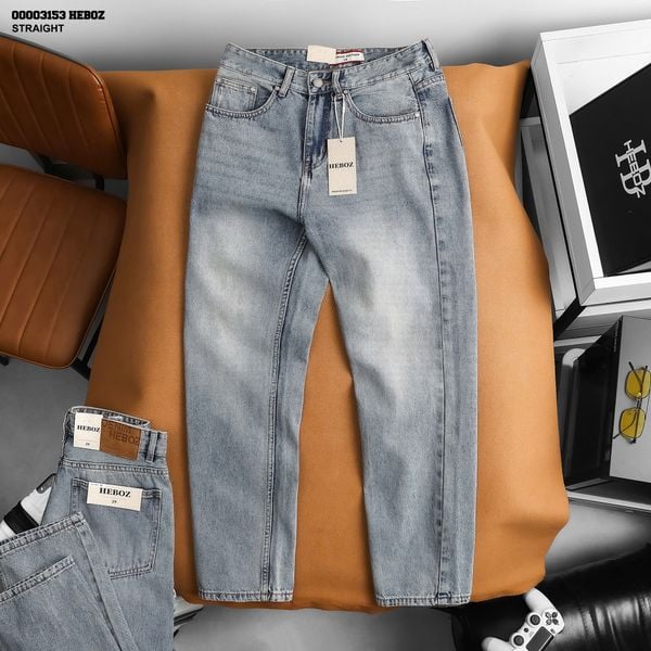  Quần jean nam HEBOZ dáng suông D04 - 00003153 