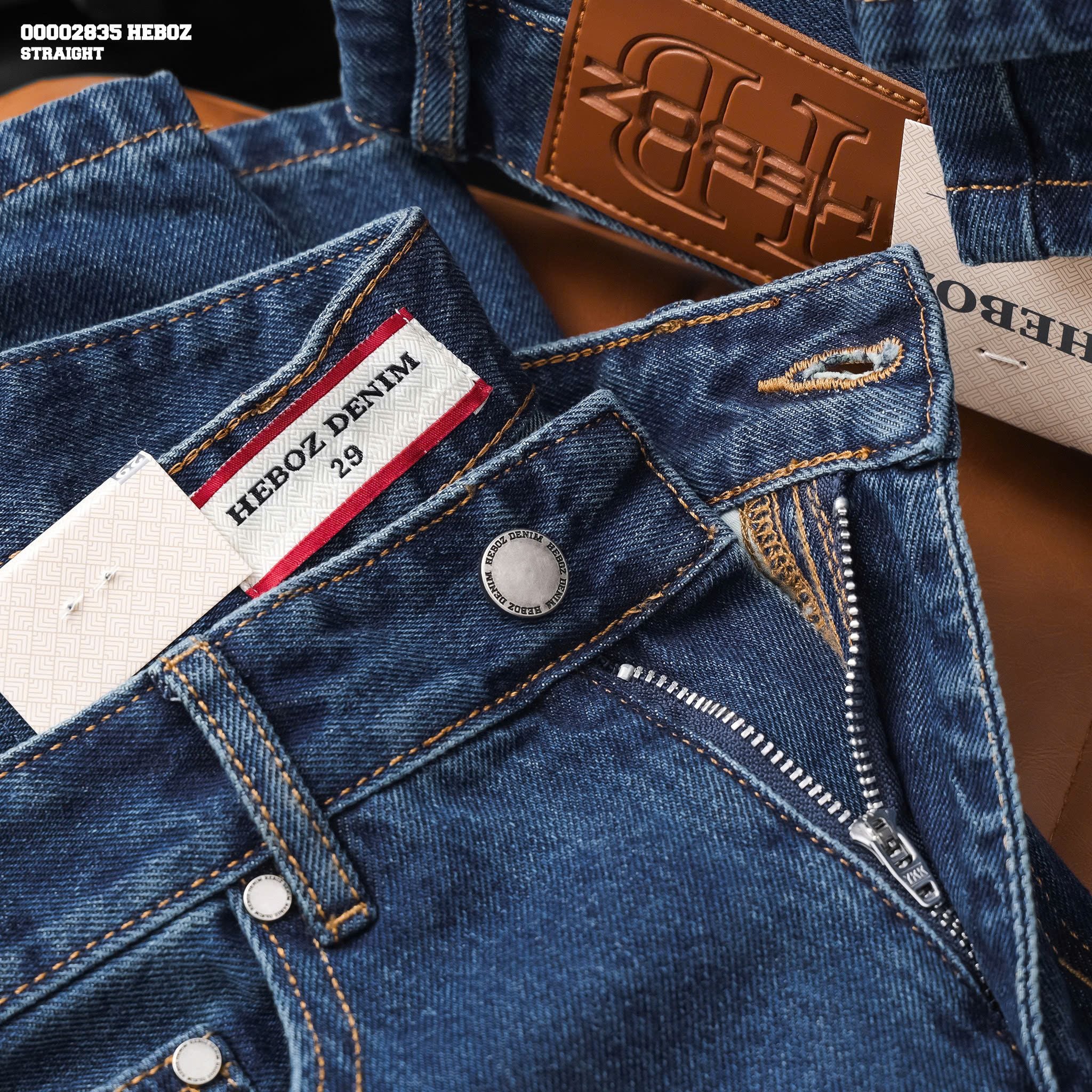  Quần jean nam Heboz dáng suông D050 - 00002835 