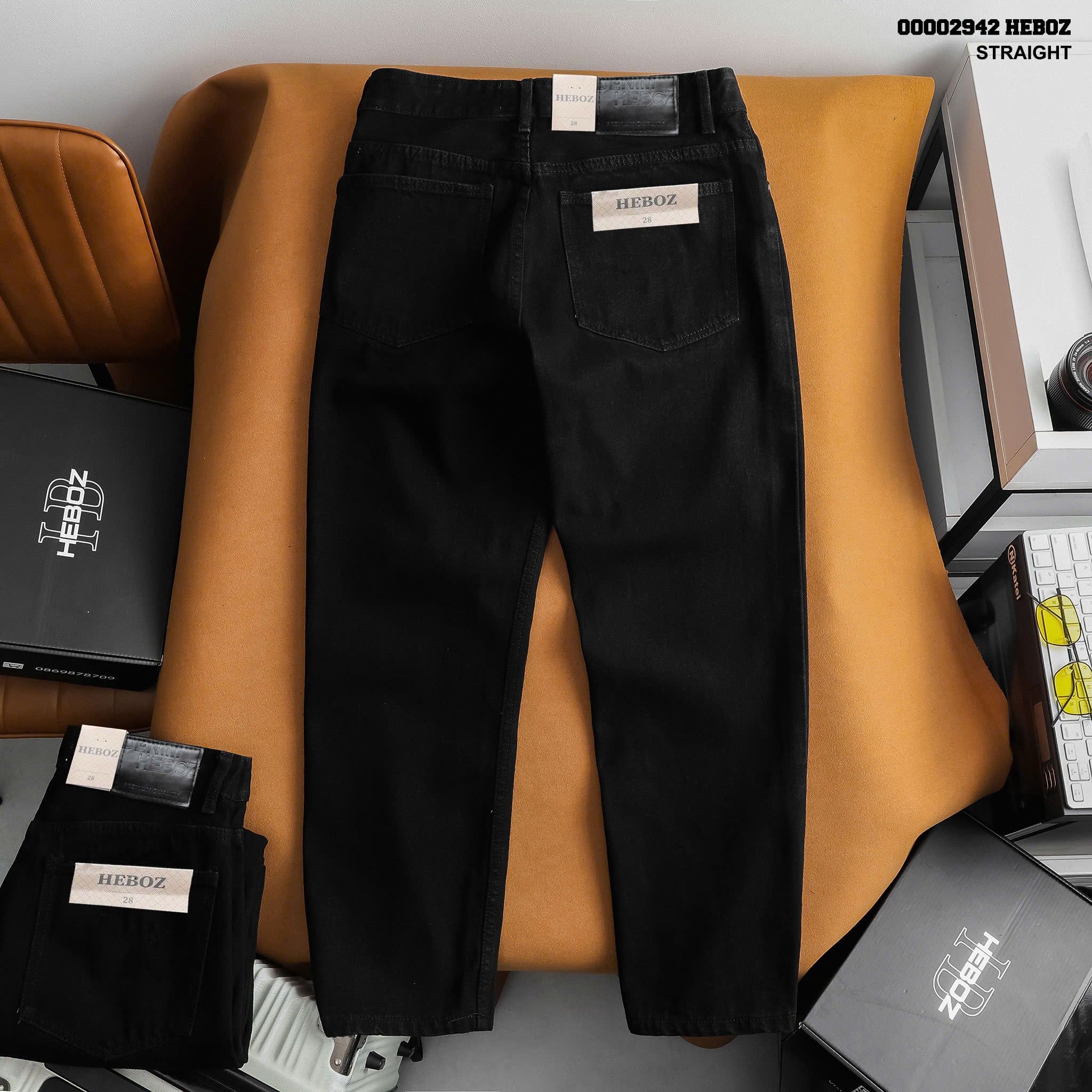  Quần jean nam Heboz dáng suông D078 - 00002942 