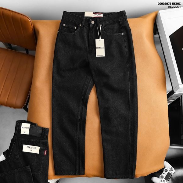  Quần jean nam Heboz dáng suông D079 - 00002972 