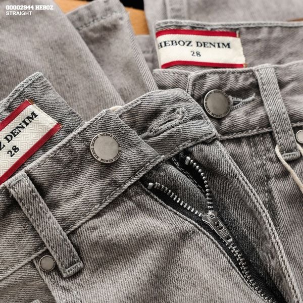  Quần jean nam Heboz dáng suông D081 - 00002944 