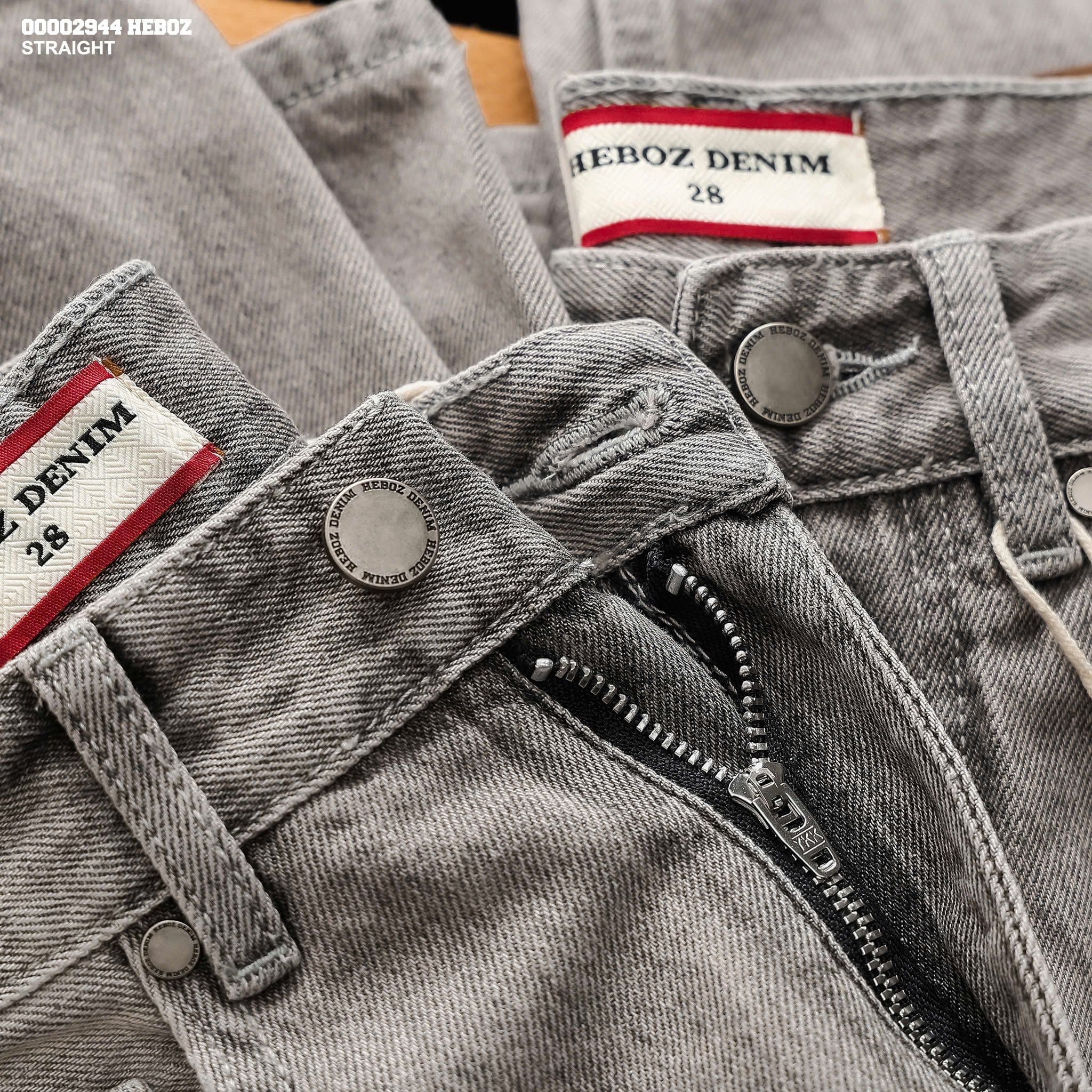  Quần jean nam Heboz dáng suông D081 - 00002944 