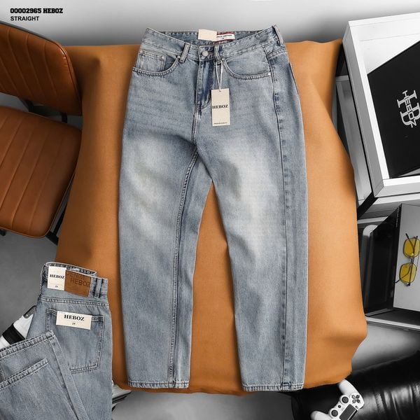  Quần jean nam Heboz dáng suông D087 - 00002965 