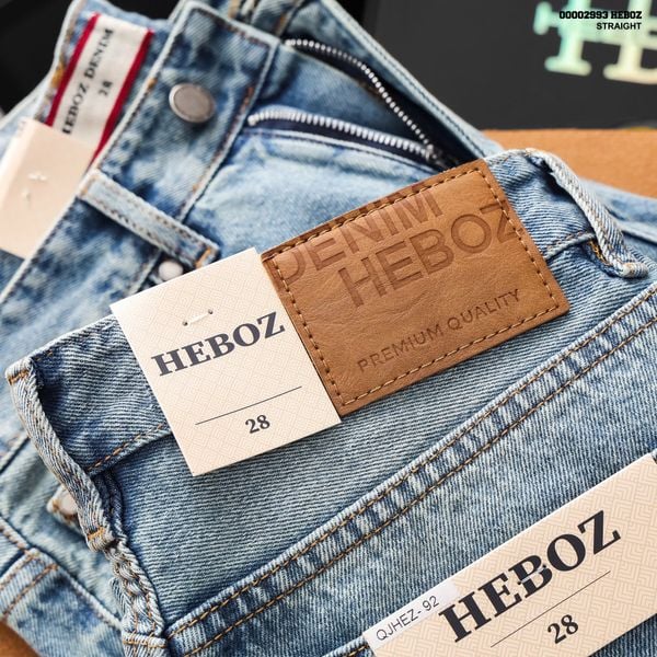  Quần jean nam Heboz dáng suông D092 - 00002993 