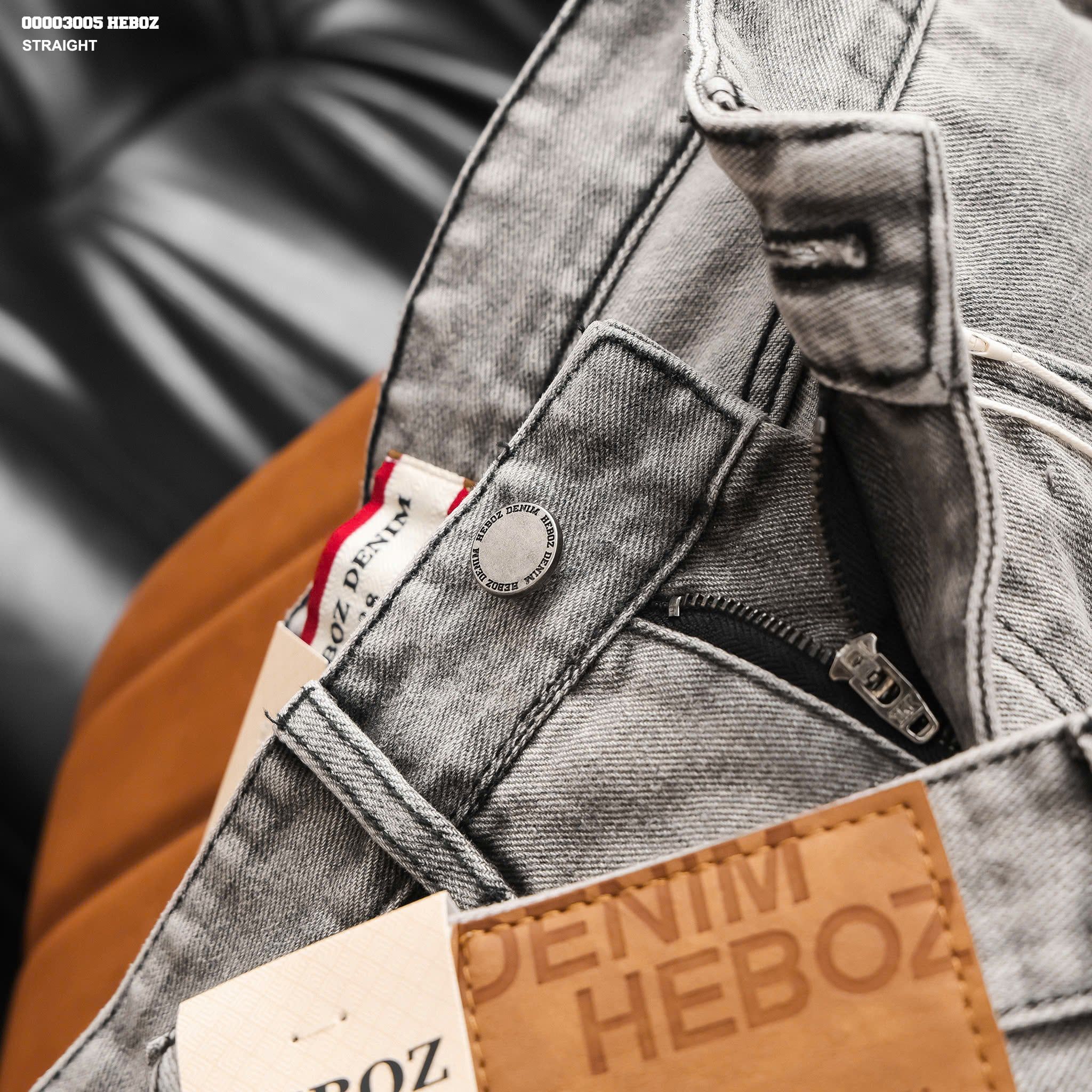  Quần jean nam Heboz dáng suông D097 - 00003005 