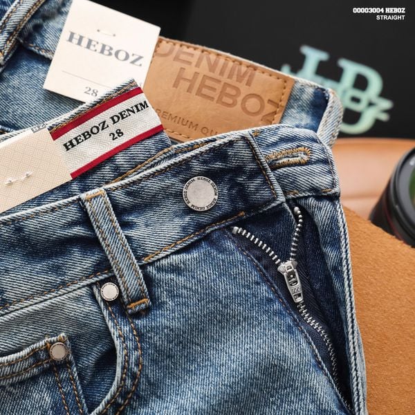  Quần jean nam Heboz dáng suông D098 - 00003004 