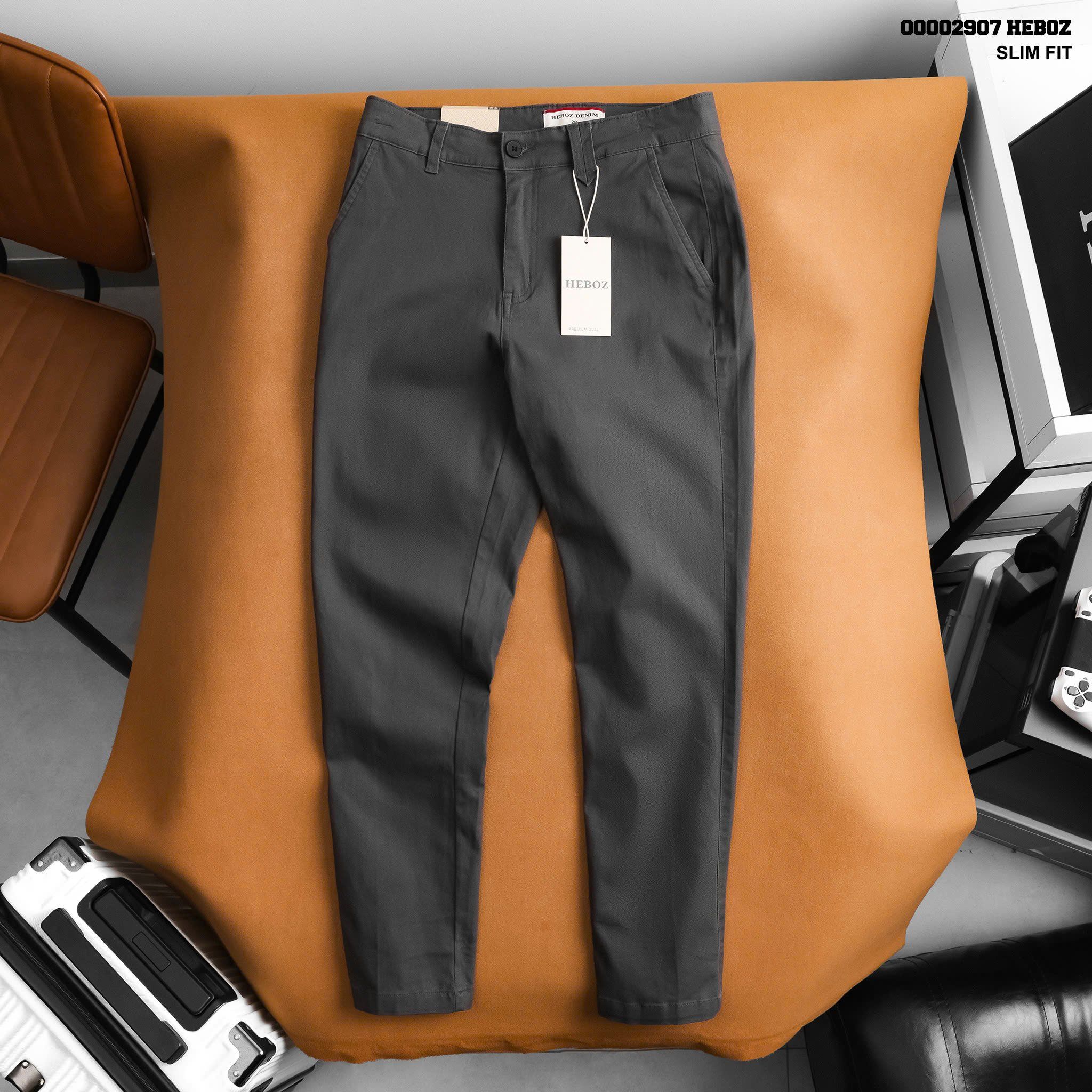  Quần kaki nam Heboz garment slim 3M  - 00002907 