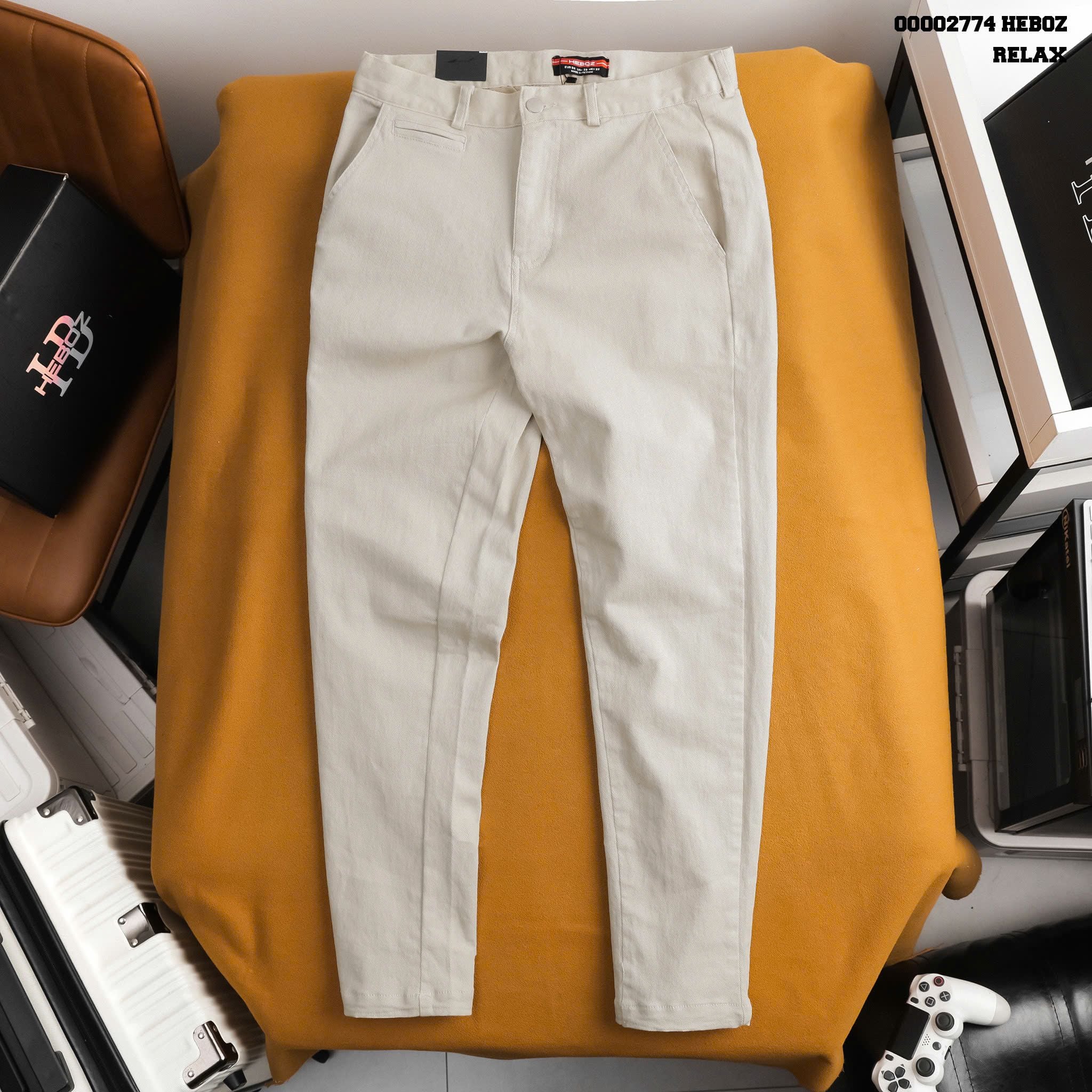  Quần kaki nam Heboz dáng relax 3M - 00002774 