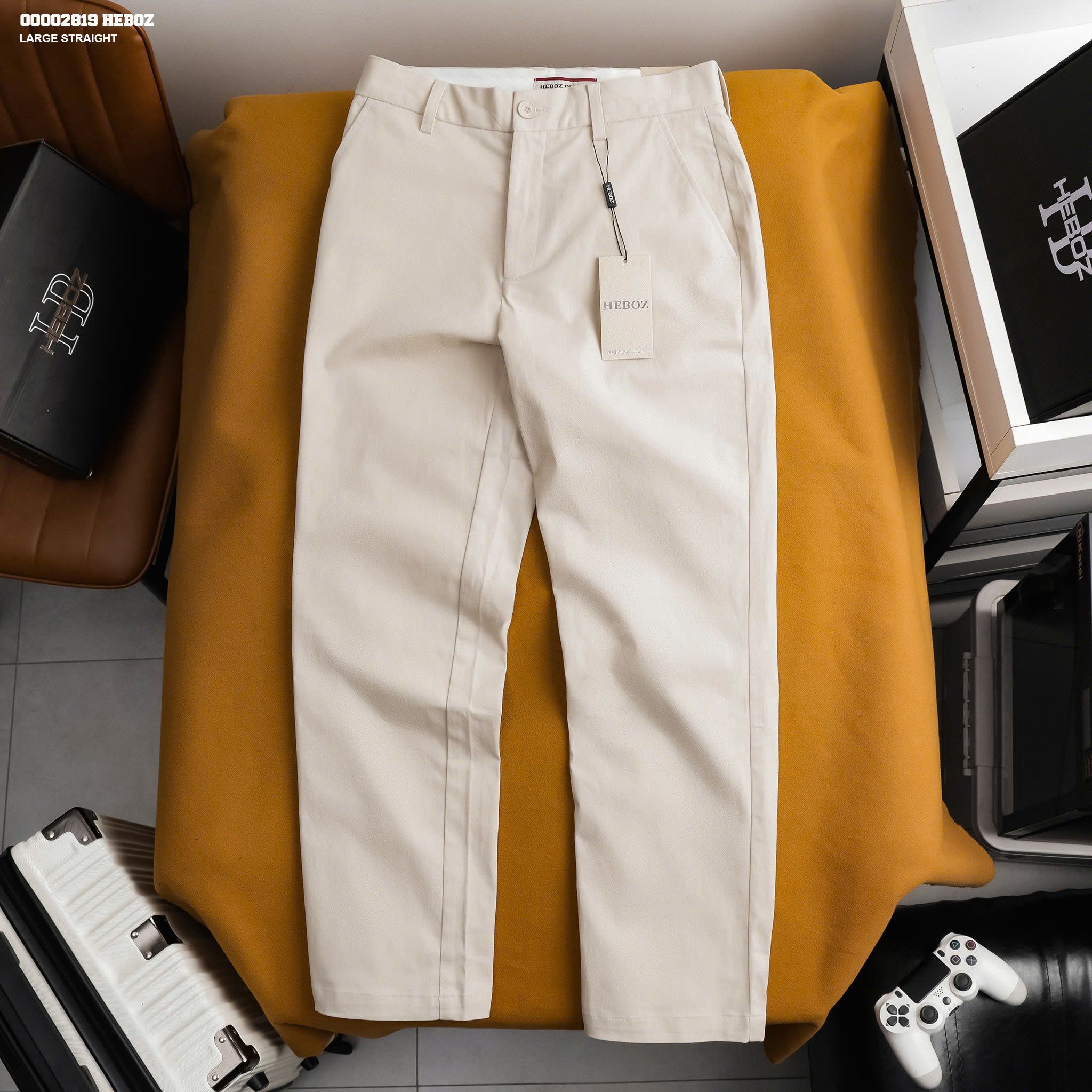  Quần kaki nam Heboz urban dáng suông 3M - 00002819 