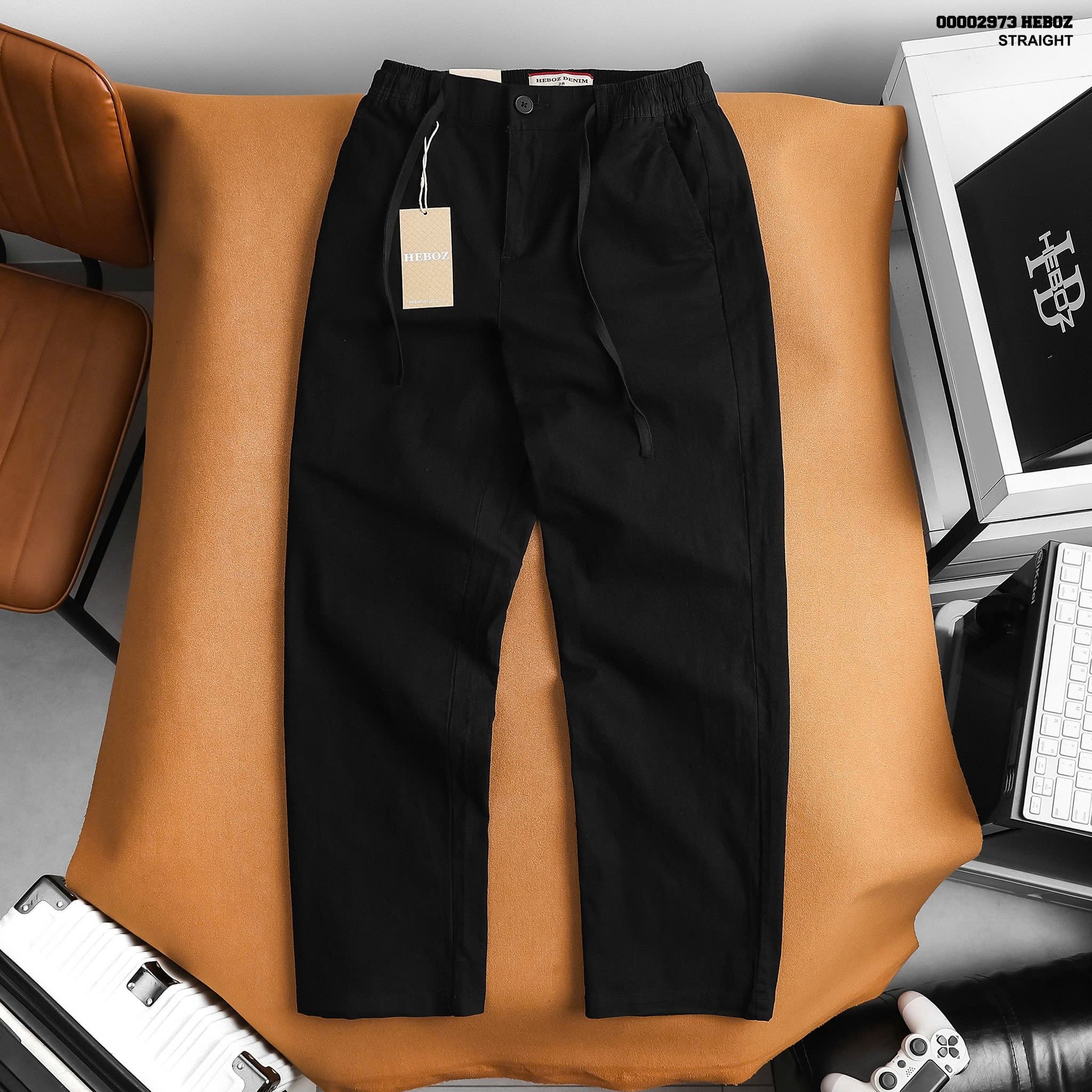  Quần linen nam Heboz straight 3M - 00002973 