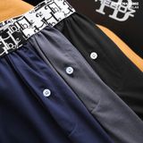  Quần ngủ nam Heboz cotton trơn 3M - 00002764 