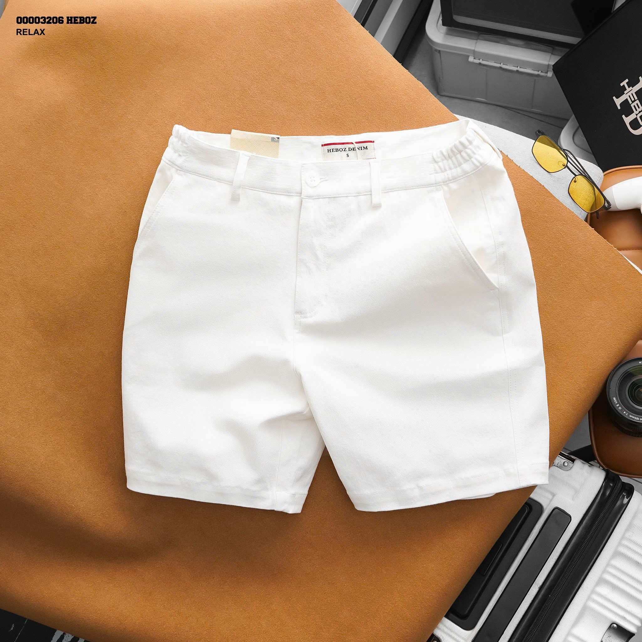  Quần short HEBOZ cạp thun relax 4M - 00003206 