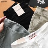  Quần short nam HEBOZ kaki classic slim 4M - 00003128 