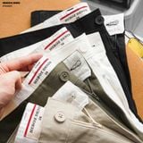  Quần short HEBOZ kaki straight fit 4M - 00003231 