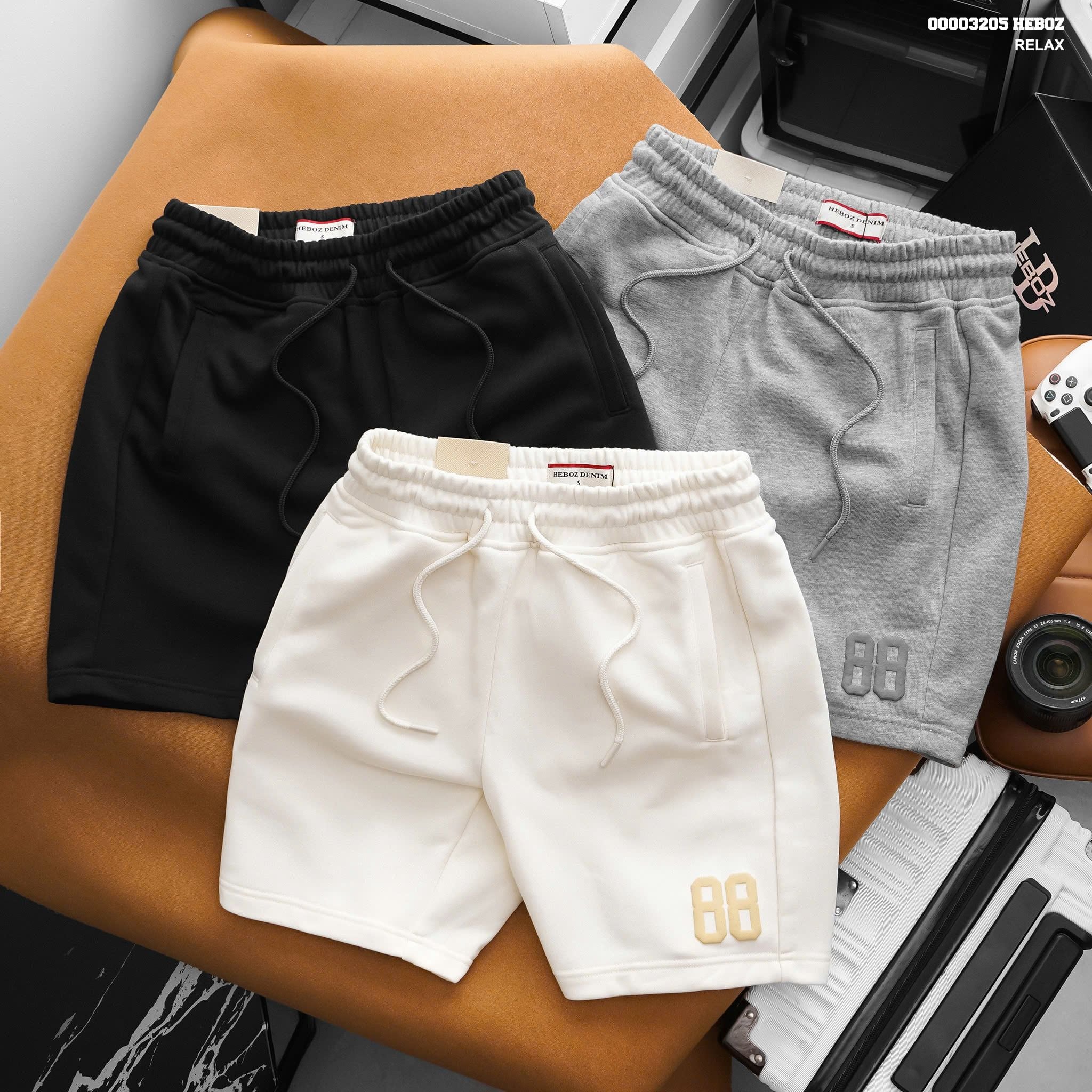  Quần short HEBOZ nỉ relax 3M - 00003205 
