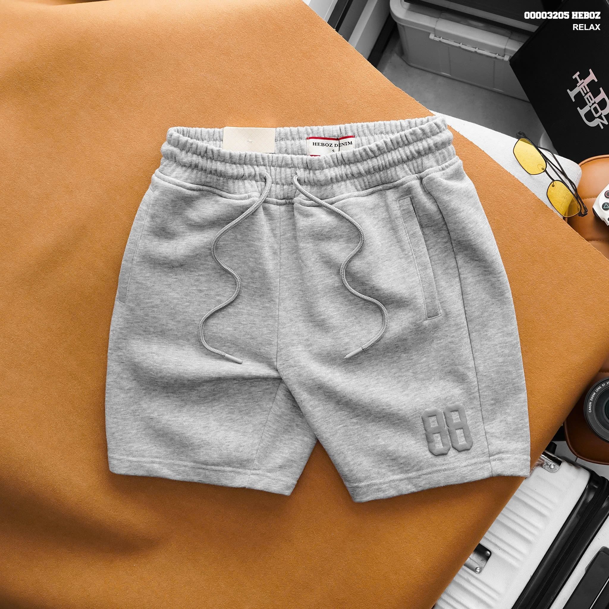  Quần short HEBOZ nỉ relax 3M - 00003205 