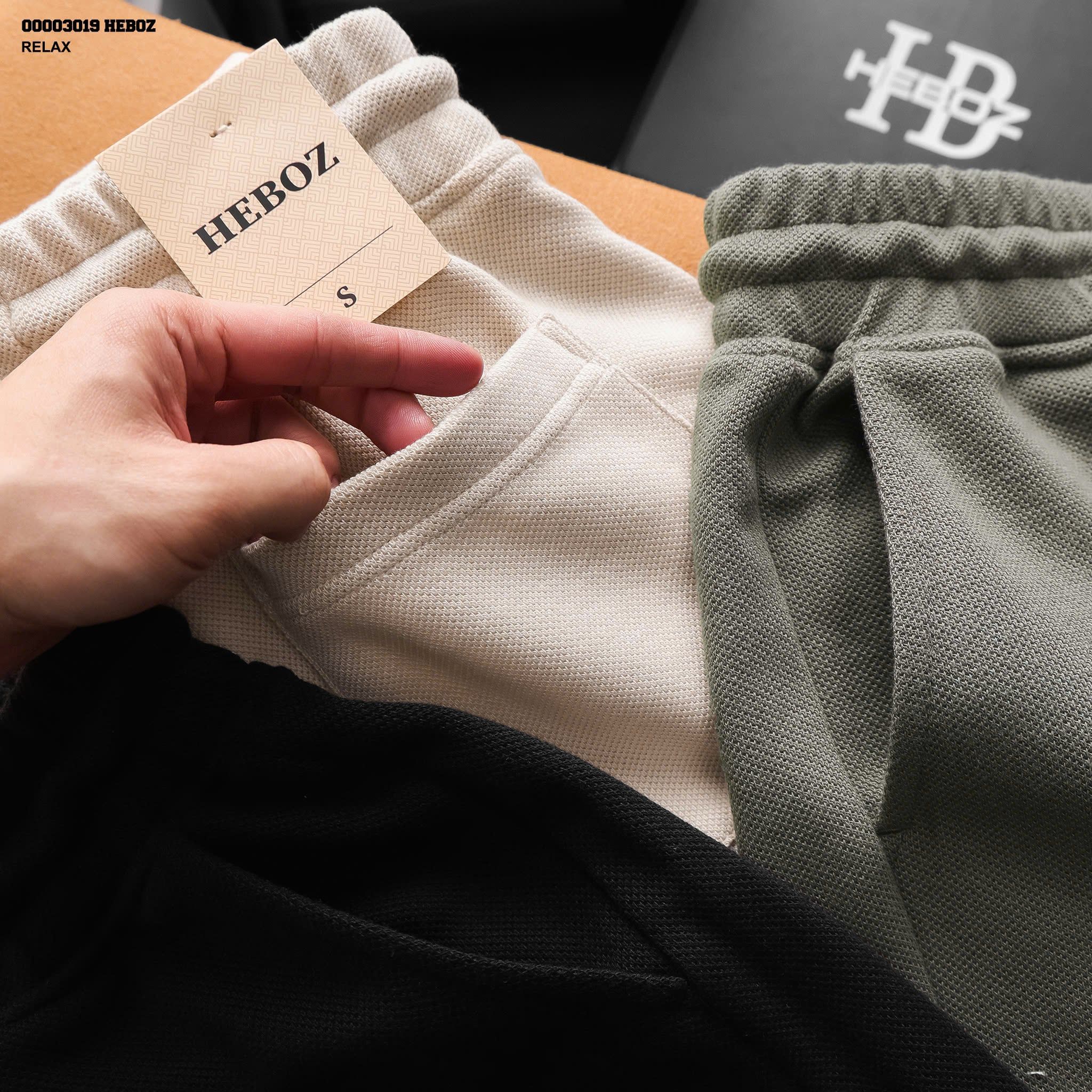  Quần short nam HEBOZ pique Athletic 3M - 00003019 