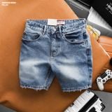  Quần short jean HEBOZ rawcut straight S29 - 00003249 
