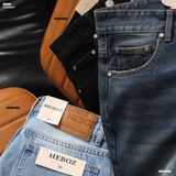  Quần short jean nam Heboz straight S099 - 00003008 